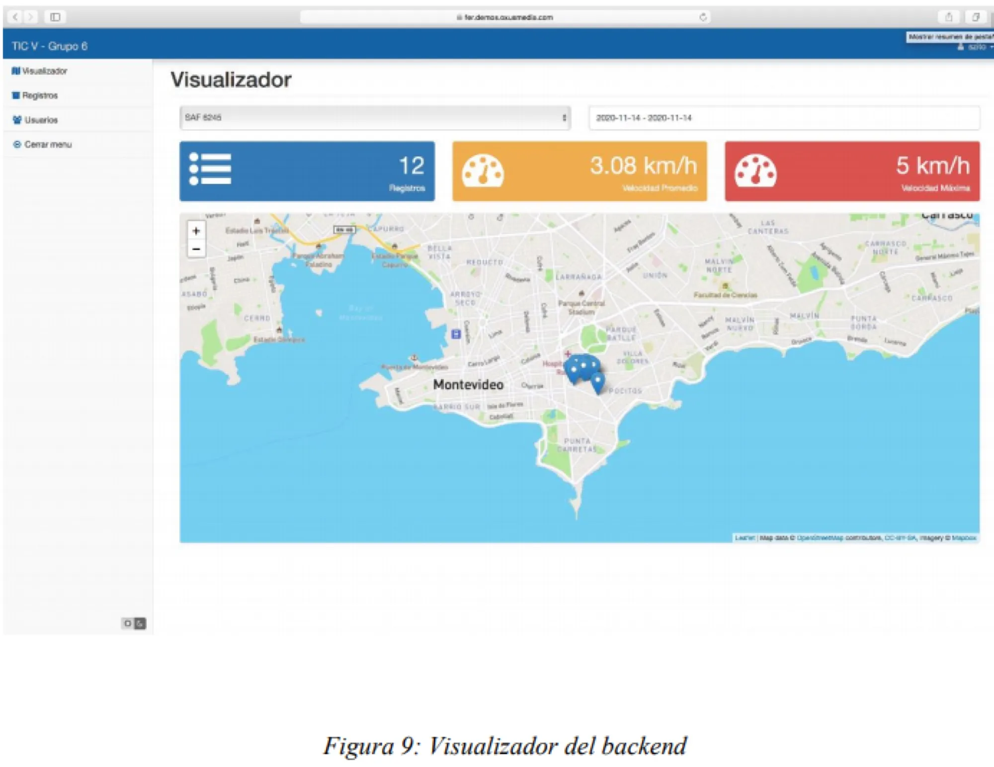 TIC V. El primer visualizador: ubicación, eventos y poco más.